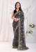 Picture of Stunning Georgette Black Saree