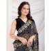 Picture of Stunning Georgette Black Saree