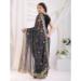 Picture of Stunning Georgette Black Saree