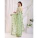 Picture of Radiant Net Dark Sea Green Saree