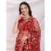 Picture of Nice Net Maroon Saree