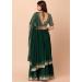 Picture of Sublime Georgette Forest Green Lehenga Choli