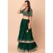 Picture of Sublime Georgette Forest Green Lehenga Choli