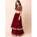 Picture of Marvelous Georgette Maroon Lehenga Choli
