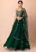Picture of Magnificent Georgette Dark Green Lehenga Choli