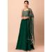 Picture of Magnificent Georgette Dark Green Lehenga Choli