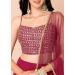 Picture of Splendid Georgette Rosy Brown Lehenga Choli