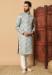 Picture of Resplendent Cotton Silver Kurtas