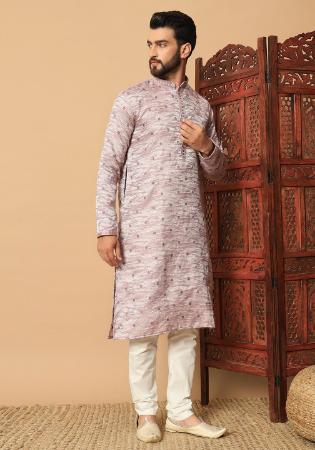 Picture of Pleasing Cotton Rosy Brown Kurtas