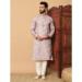 Picture of Pleasing Cotton Rosy Brown Kurtas
