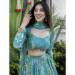 Picture of Classy Georgette Light Steel Blue Lehenga Choli