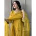 Picture of Beauteous Chiffon Golden Rod Readymade Salwar Kameez