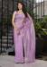 Picture of Bewitching Organza Thistle Saree