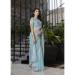 Picture of Gorgeous Organza Cadet Blue Saree