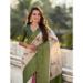 Picture of Sightly Cotton & Linen Dark Khaki Saree