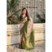 Picture of Sightly Cotton & Linen Dark Khaki Saree