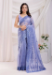Picture of Graceful Net Light Slate Grey Saree