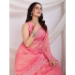 Picture of Shapely Net Light Coral Saree