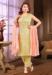 Picture of Superb Silk Burly Wood Straight Cut Salwar Kameez