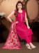 Picture of Pleasing Silk Crimson Straight Cut Salwar Kameez