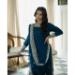 Picture of Bewitching Georgette Navy Blue Readymade Salwar Kameez