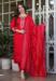 Picture of Elegant Chiffon Crimson Readymade Salwar Kameez