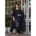 Picture of Sublime Chiffon Black Readymade Salwar Kameez