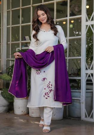 Picture of Nice Chiffon Azure Readymade Salwar Kameez