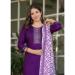 Picture of Chiffon Midnight Blue Readymade Salwar Kameez