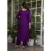 Picture of Chiffon Midnight Blue Readymade Salwar Kameez