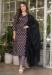 Picture of Exquisite Silk Black Readymade Salwar Kameez