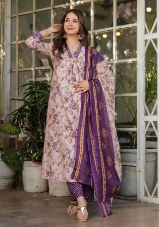 Picture of Splendid Silk Azure Readymade Salwar Kameez