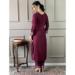 Picture of Appealing Silk Maroon Readymade Salwar Kameez