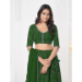 Picture of Graceful Georgette Dark Green Lehenga Choli
