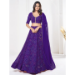 Picture of Magnificent Georgette Purple Lehenga Choli