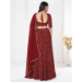 Picture of Sightly Georgette Maroon Lehenga Choli