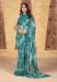 Picture of Alluring Georgette Sea Green Saree