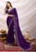 Picture of Delightful Chiffon Purple Saree
