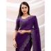 Picture of Delightful Chiffon Purple Saree