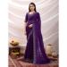 Picture of Delightful Chiffon Purple Saree