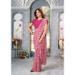 Picture of Excellent Georgette Pale Violet Red Saree