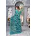 Picture of Ravishing Georgette Sea Green Saree