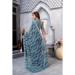Picture of Bewitching Georgette Dark Slate Grey Saree