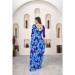 Picture of Well Formed Georgette Midnight Blue Saree