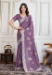 Picture of Beauteous Georgette & Silk Dim Gray Saree