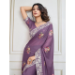 Picture of Beauteous Georgette & Silk Dim Gray Saree