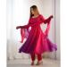 Picture of Shapely Georgette Crimson Readymade Salwar Kameez