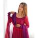 Picture of Shapely Georgette Crimson Readymade Salwar Kameez