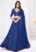 Picture of Charming Georgette Navy Blue Lehenga Choli