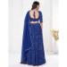 Picture of Charming Georgette Navy Blue Lehenga Choli